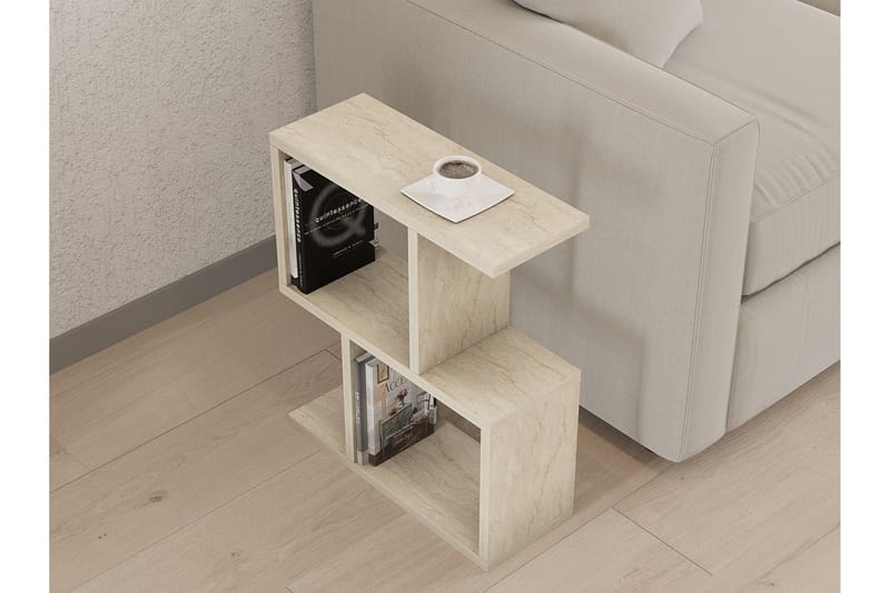Hui Sidebord 45 cm - Beige - Møbler - Bord - Avlastningsbord - Lampebord & sidebord