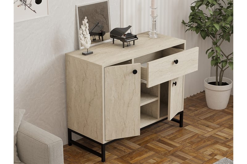 Inci Konsollbord 90 cm - Beige - Møbler - Bord - Avlastningsbord - Gangbord