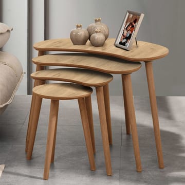 Indumati settbord 75 cm - Eik - Møbler - Bord - Avlastningsbord - Settbord