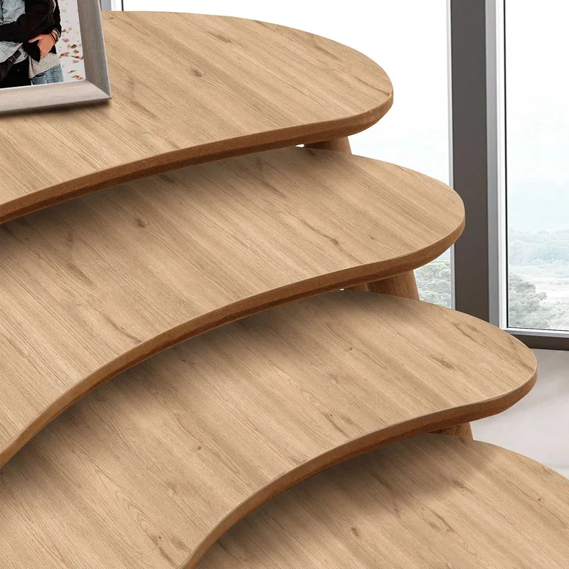 Indumati settbord 75 cm - Eik - Møbler - Bord - Avlastningsbord - Settbord