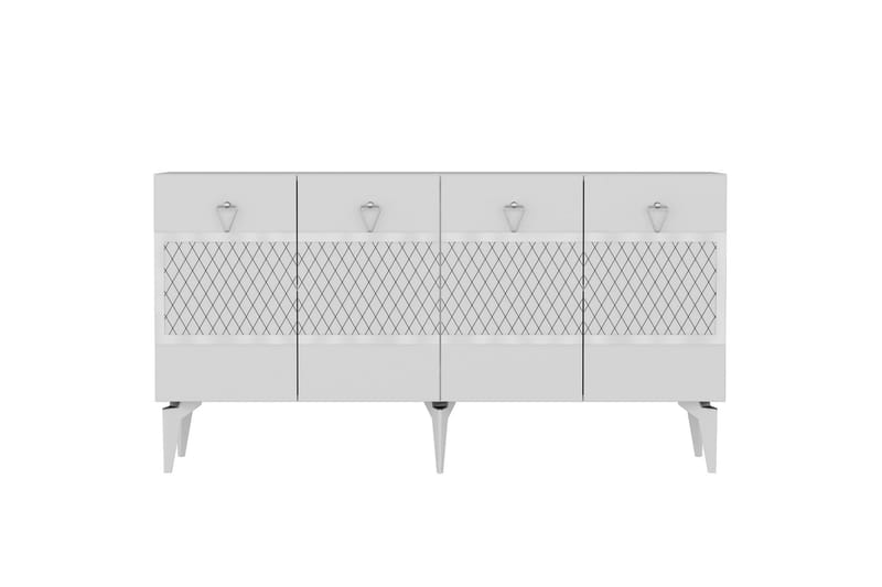 Ipek Konsollbord 150 cm - Hvit/Sølv - Møbler - Bord - Avlastningsbord - Gangbord