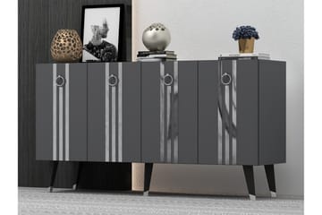 Isil Konsollbord 150 cm - Antrasitt/Sølv - Møbler - Bord - Avlastningsbord - Gangbord