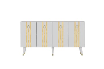 Isil Konsollbord 150 cm - Hvit/Gull - Møbler - Bord - Avlastningsbord - Gangbord