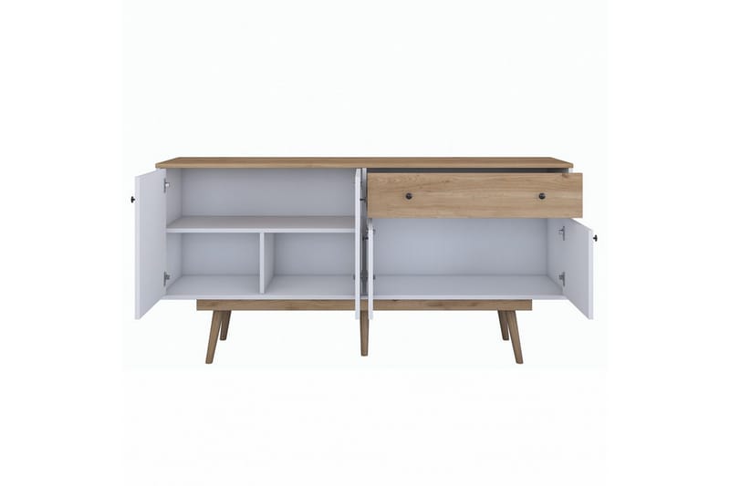 Islen Konsollbord 180 cm - Mørkebrun/Hvit - Møbler - Bord - Avlastningsbord - Gangbord