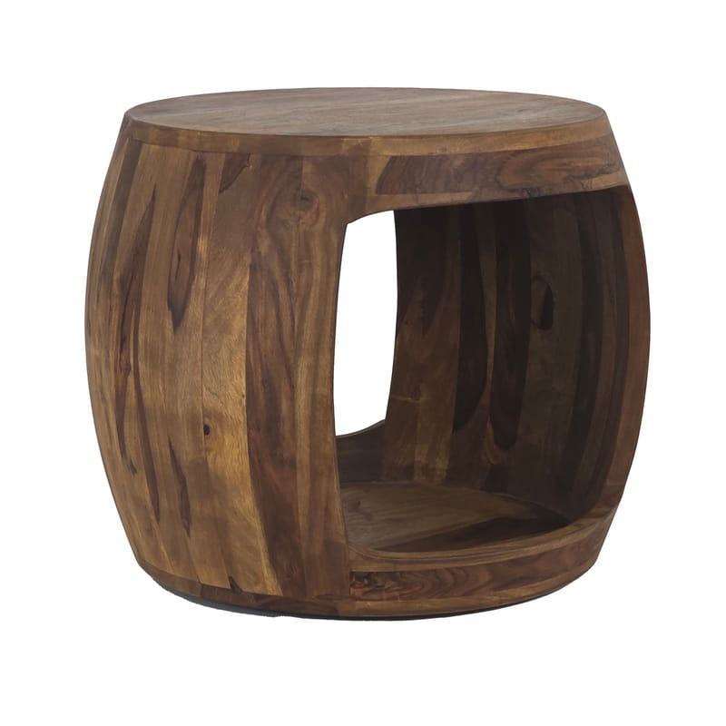 Ivoora Sidebord 50 cm Landlig stil - varm mørkebrun - Møbler - Bord - Avlastningsbord - Lampebord & sidebord