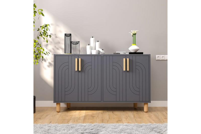 Januka Konsollbord 120 cm - Antrasitt - Møbler - Bord - Avlastningsbord - Gangbord