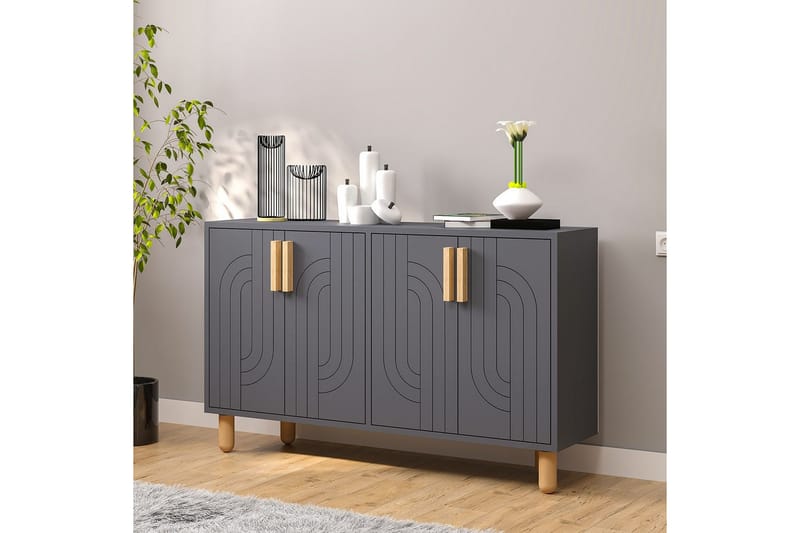 Januka Konsollbord 120 cm - Antrasitt - Møbler - Bord - Avlastningsbord - Gangbord