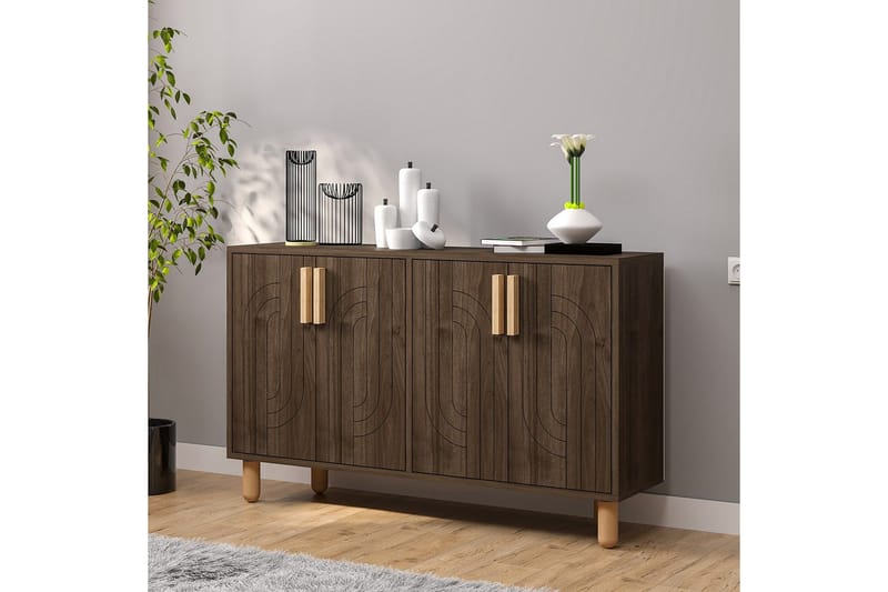 Januka Konsollbord 120 cm - Brun/Mørkfarget tre - Møbler - Bord - Avlastningsbord - Gangbord