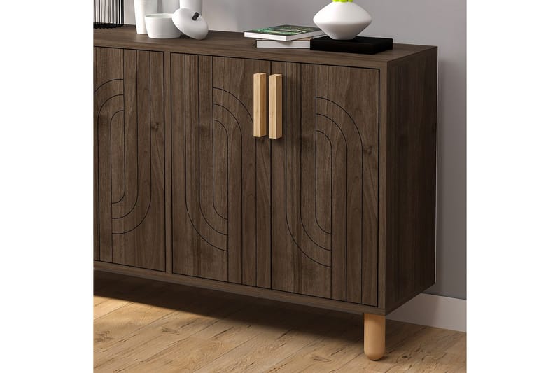 Januka Konsollbord 120 cm - Brun/Mørkfarget tre - Møbler - Bord - Avlastningsbord - Gangbord