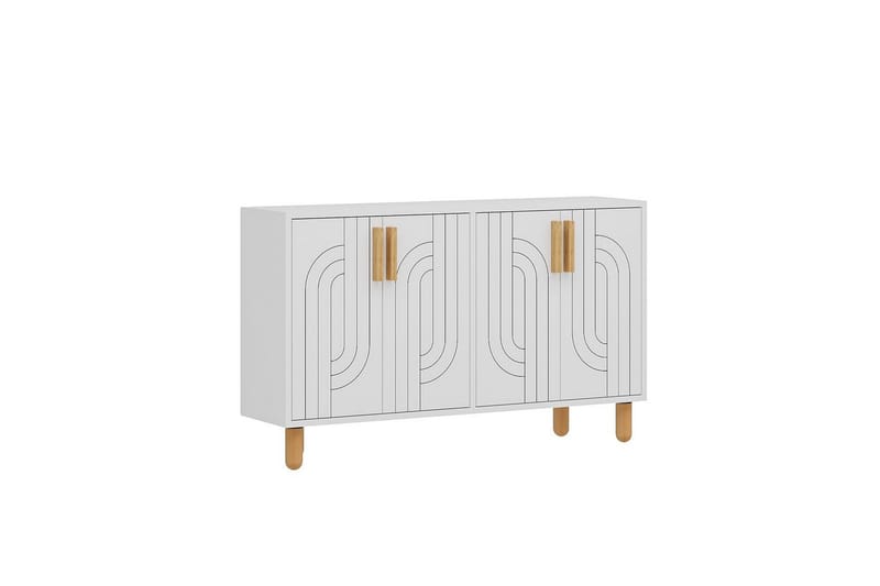Januka Konsollbord 120 cm - Hvit - Møbler - Bord - Avlastningsbord - Gangbord