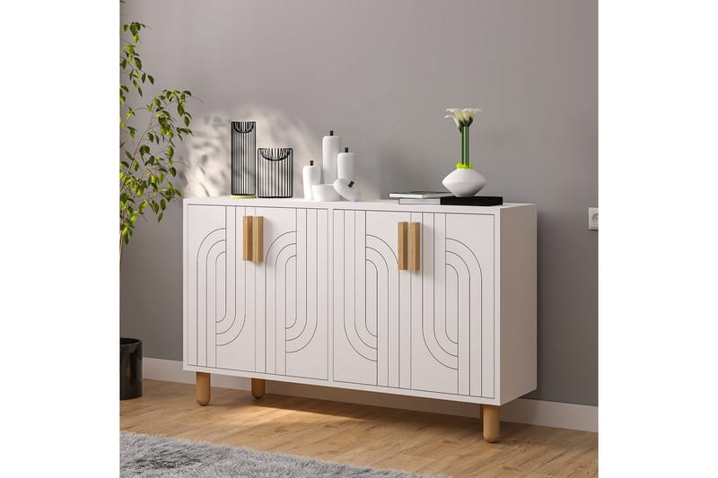 Januka Konsollbord 120 cm - Hvit - Møbler - Bord - Avlastningsbord - Gangbord