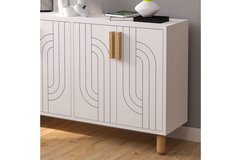 Januka Konsollbord 120 cm - Hvit - Møbler - Bord - Avlastningsbord - Gangbord