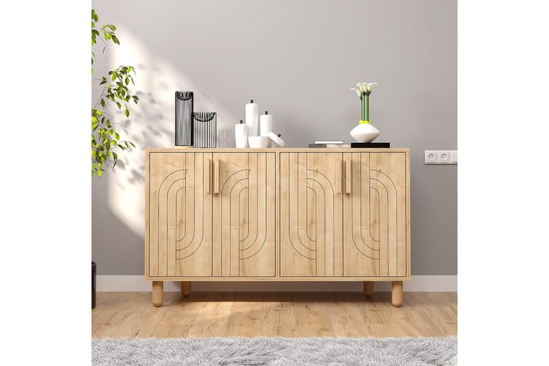 Januka Konsollbord 120 cm - Mellomfarget tre - Møbler - Bord - Avlastningsbord - Gangbord
