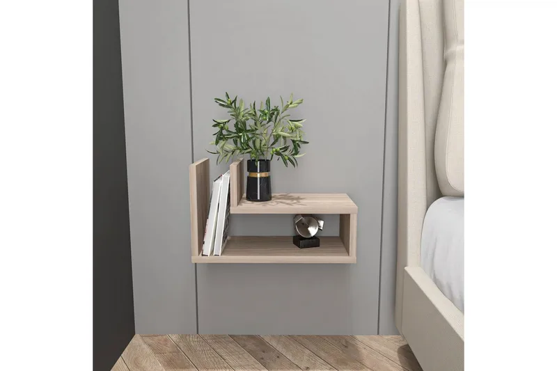 Jarlech Nattbord 45 cm - Rød - Møbler - Bord - Avlastningsbord - Sengebord & nattbord