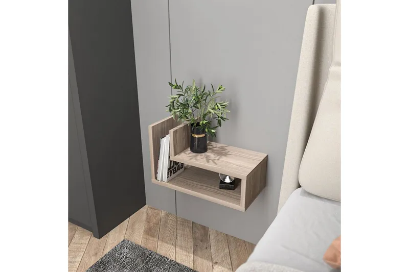 Jarlech Nattbord 45 cm - Rød - Møbler - Bord - Avlastningsbord - Sengebord & nattbord