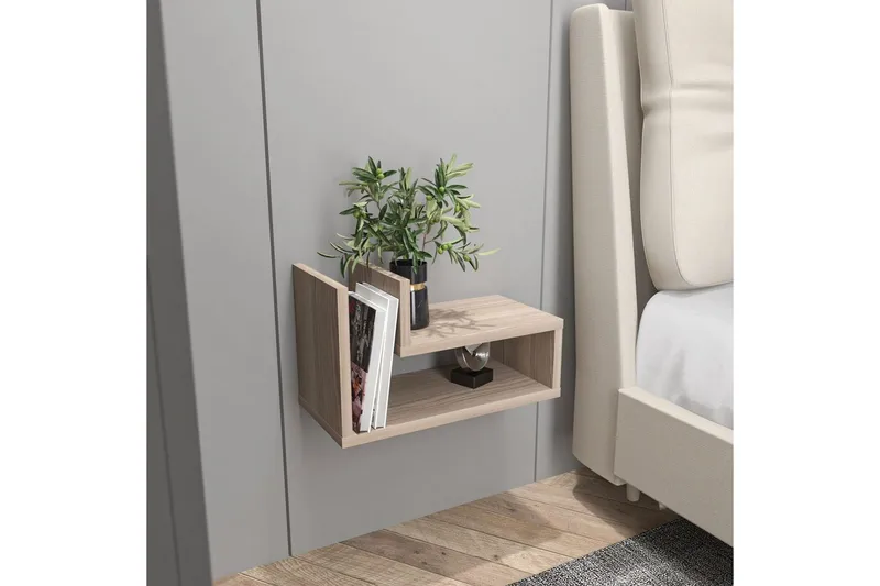 Jarlech Nattbord 45 cm - Rød - Møbler - Bord - Avlastningsbord - Sengebord & nattbord