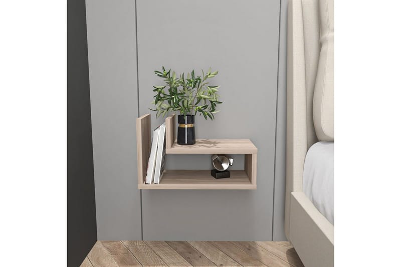 Jarlech Nattbord 45 cm - Rød - Møbler - Bord - Avlastningsbord - Sengebord & nattbord