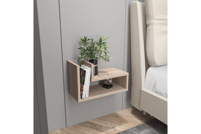 Jarlech Nattbord 45 cm - Rød - Møbler - Bord - Avlastningsbord - Sengebord & nattbord