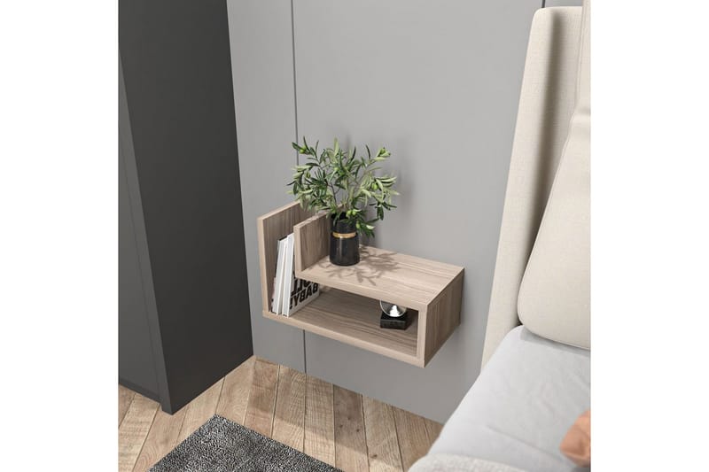 Jarlech Nattbord 45 cm - Rød - Møbler - Bord - Avlastningsbord - Sengebord & nattbord