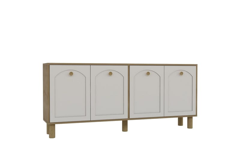 Jasvindir Konsollbord 180 cm - Brun/Hvit - Møbler - Bord - Avlastningsbord - Gangbord