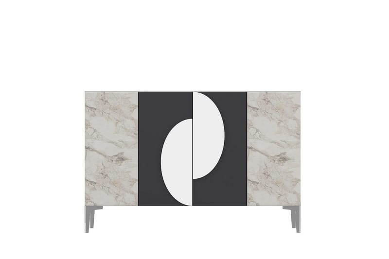 Jorel Konsollbord 120 cm - Antrasitt/Sølv - Møbler - Bord - Avlastningsbord - Gangbord