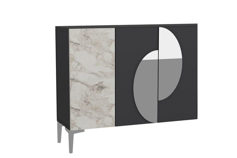 Jorel Konsollbord 120 cm - Antrasitt/Sølv - Møbler - Bord - Avlastningsbord - Gangbord