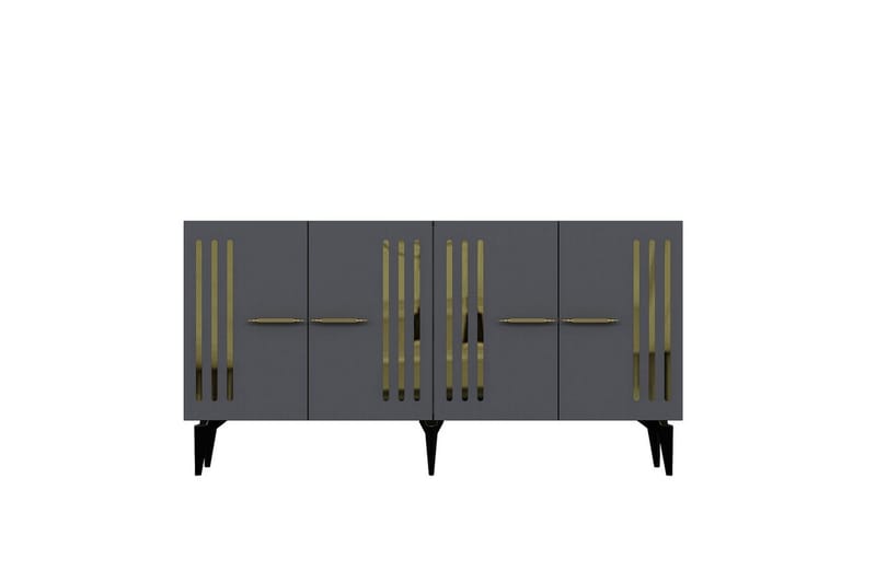 Junes Konsollbord 150 cm - Gull/Antrasitt - Møbler - Bord - Avlastningsbord - Gangbord