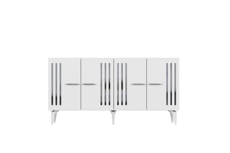 Junes Konsollbord 150 cm - Hvit/Sølv - Møbler - Bord - Avlastningsbord - Gangbord