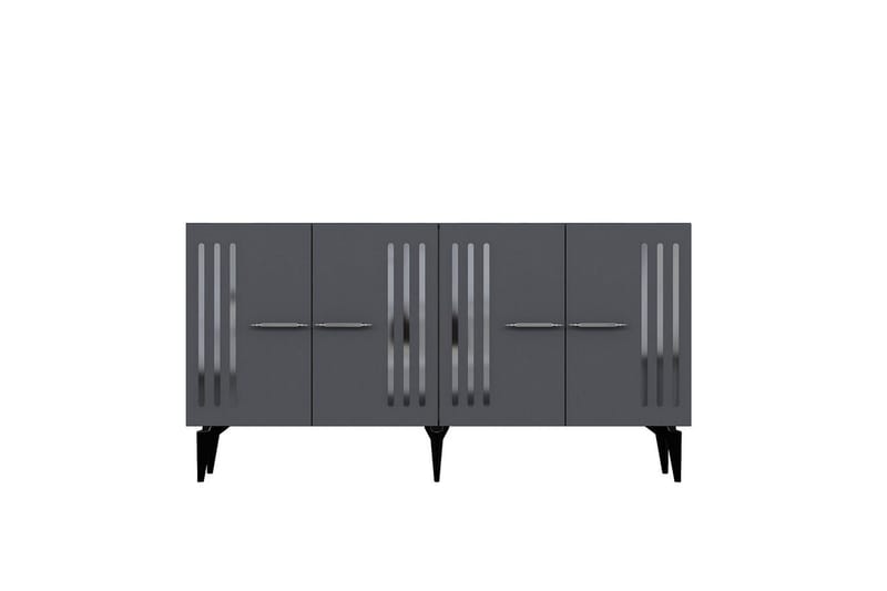Junes Konsollbord 150 cm - Sølv/Antrasitt - Møbler - Bord - Avlastningsbord - Gangbord