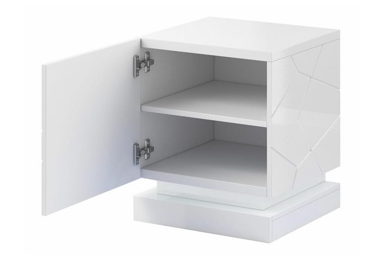 Juniskär Nattbord 46 cm - Hvid - Sengebord & nattbord