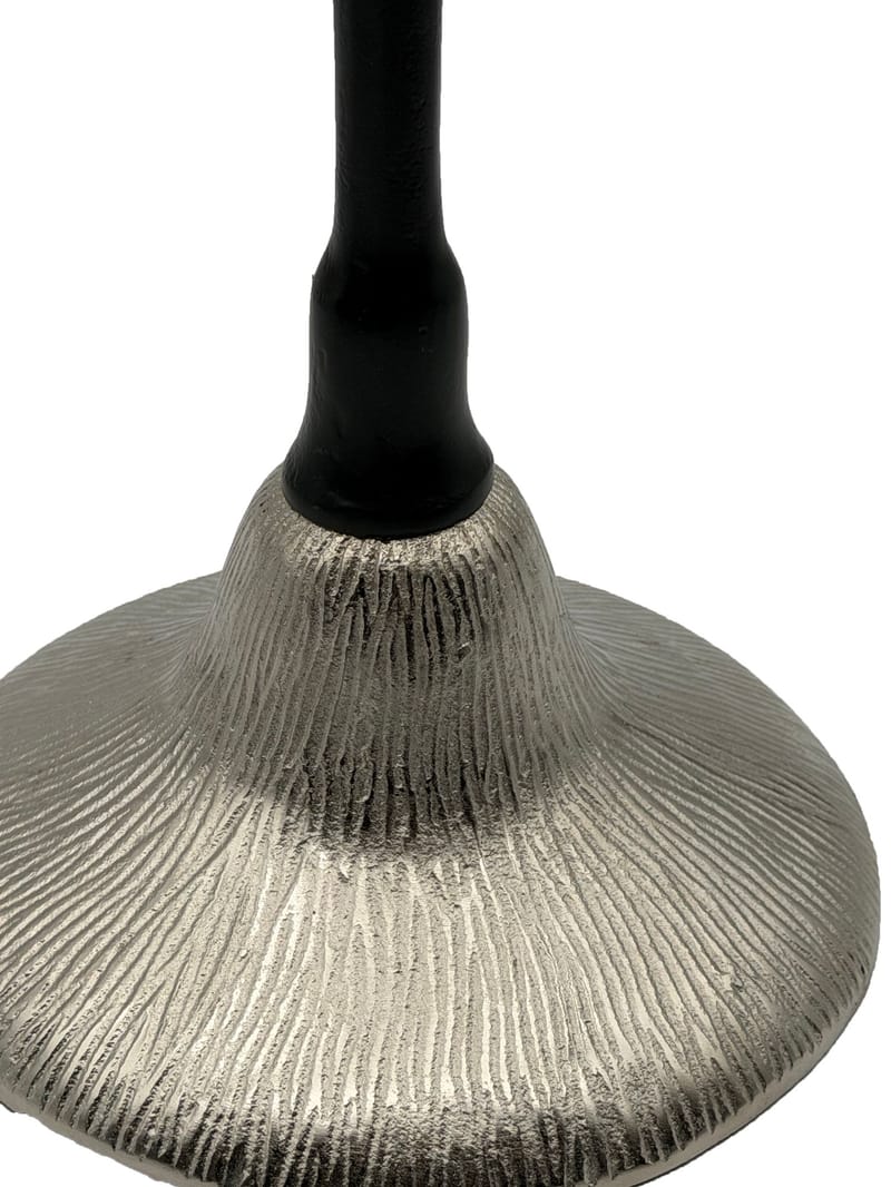 Junova sidebord 29 cm industriell stil - Sølvfarget og svart - Møbler - Bord - Avlastningsbord - Lampebord & sidebord
