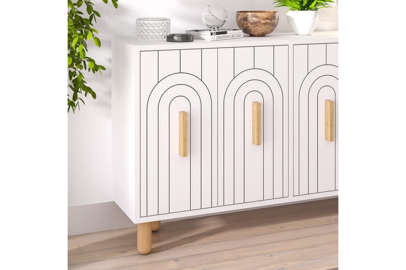 Kambuku Konsollbord 120 cm - Hvit - Møbler - Bord - Avlastningsbord - Gangbord