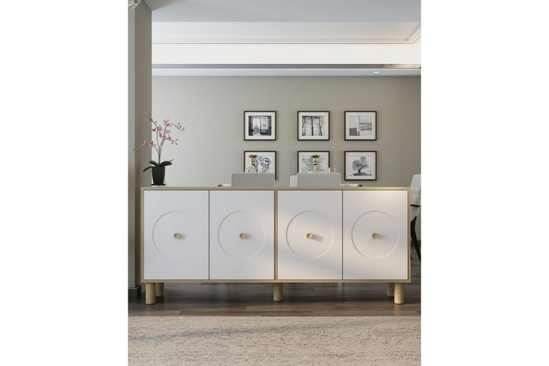 Katsuyoshi Konsollbord 180 cm - Natur/Hvit - Møbler - Bord - Avlastningsbord - Gangbord