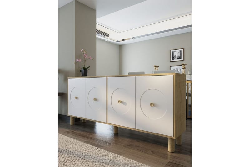 Katsuyoshi Konsollbord 180 cm - Natur/Hvit - Møbler - Bord - Avlastningsbord - Gangbord