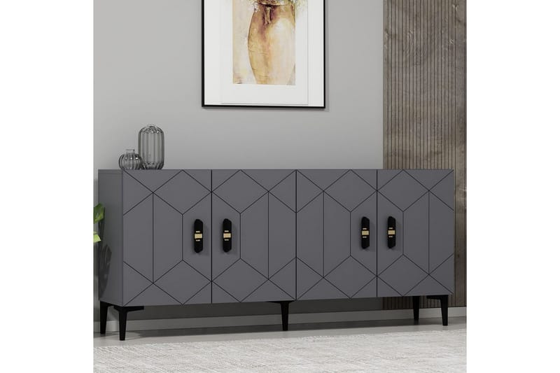 Kaysie Konsollbord 150 cm - Antrasitt - Møbler - Bord - Avlastningsbord - Gangbord