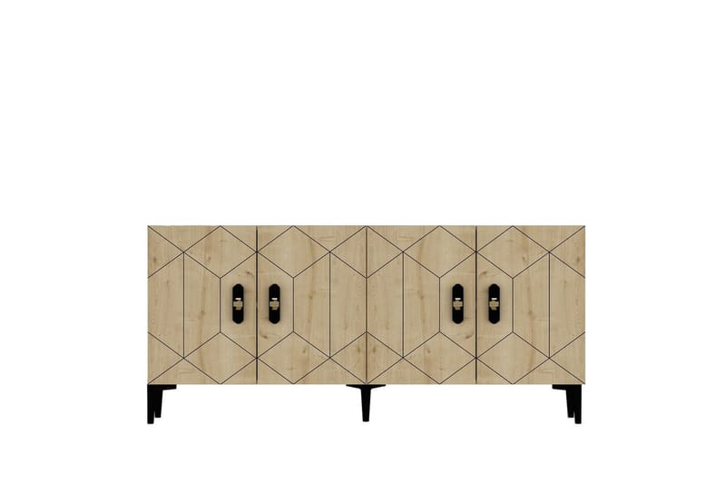Kaysie Konsollbord 150 cm - Sølv/Antrasitt - Møbler - Bord - Avlastningsbord - Gangbord