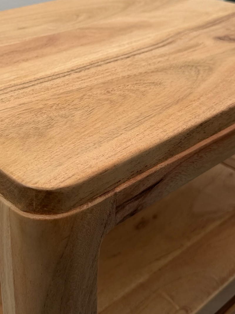 Kelova nattbord 40 cm - Varm lysebrun - Møbler - Bord - Avlastningsbord - Sengebord & nattbord