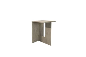 Kiros Sidebord 35x35 cm - Beige - Møbler - Bord - Avlastningsbord - Lampebord & sidebord