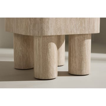 Klirou Sidebord 40 cm - Beige - Møbler - Bord - Avlastningsbord - Lampebord & sidebord