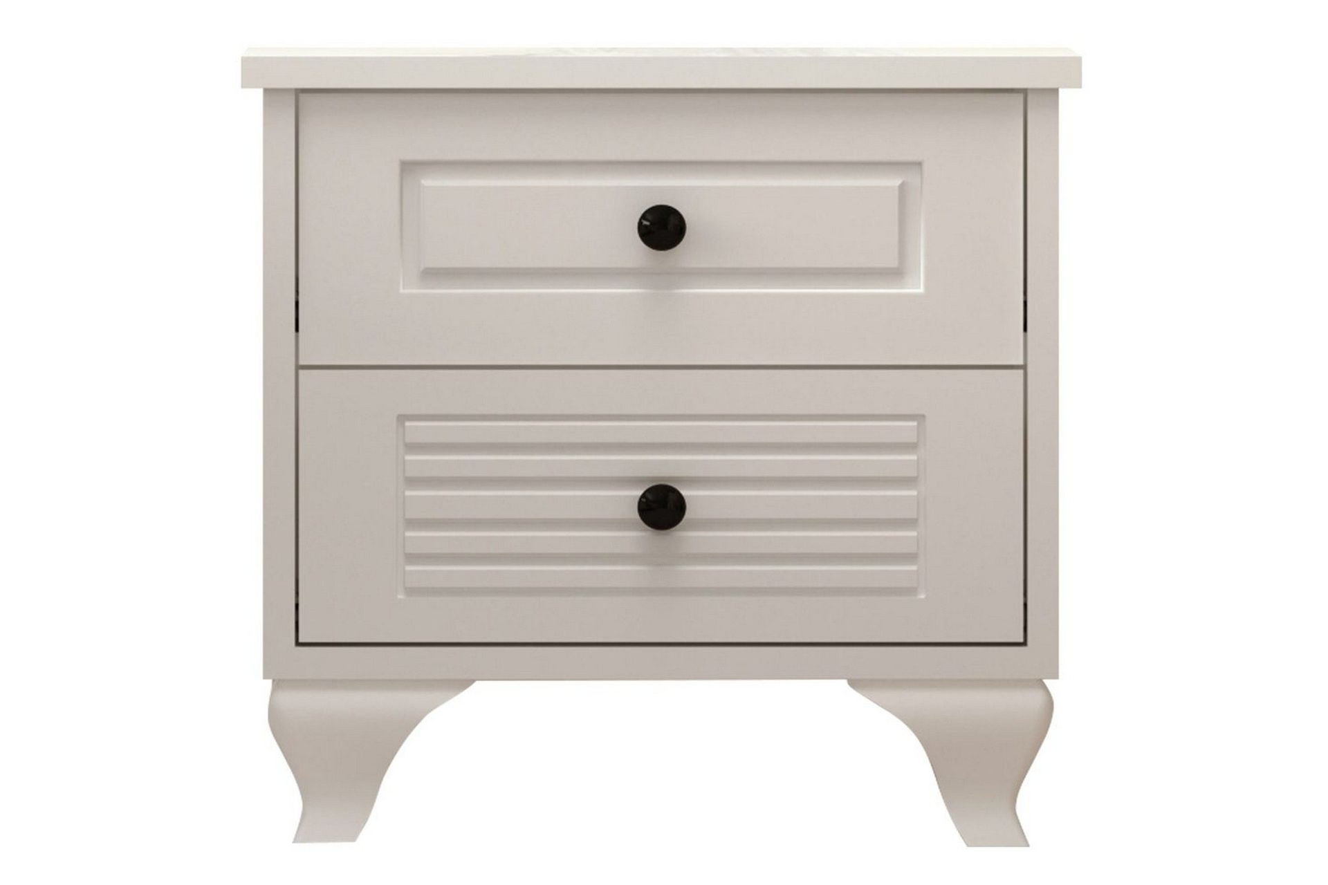 Klyros Nattbord 45 cm - Matt Hvit