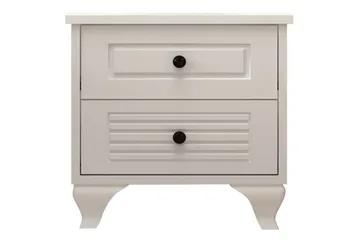 Klyros Nattbord 45 cm - Matt Hvit - Møbler - Bord - Avlastningsbord - Sengebord & nattbord