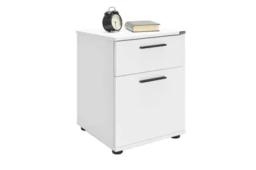 KMD Nattbord 40 cm - Hvit - Møbler - Bord - Avlastningsbord - Sengebord & nattbord