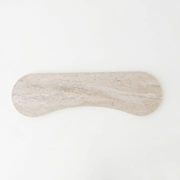Kommode Homitis Zen (120 x 75 x 35 cm) Travertin valnøtt - Travertin og valnøtt - Møbler - Bord - Avlastningsbord - Lampebord & sidebord