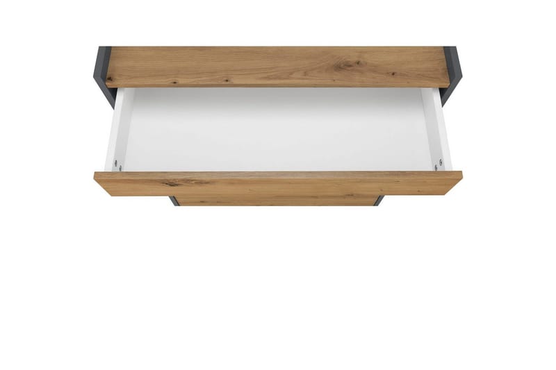 Kommode Kosmo Antrasitt/Eik, 4 skuffer - Antrasitt/Eik, 4 skuffer - Oppbevaring - Oppbevaringsmøbler - Kommode - Entrekommode