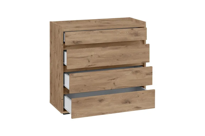 Kommode Kosmo Viking Eik, 4 skuffer - Viking Eik, 4 skuffer - Møbler - Bord - Avlastningsbord - Gangbord