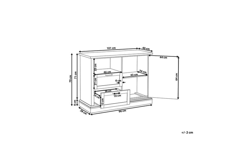 Kommode Toronto - Oppbevaring - Oppbevaringsmøbler - Sideboard & skjenker