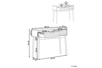 Konsolbord Lynwood Light colored wood - Møbler - Bord - Avlastningsbord - Gangbord