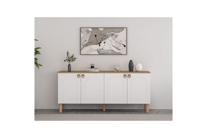 Konsoll Bingdi Hvit - Hvit - Møbler - Bord - Avlastningsbord - Gangbord