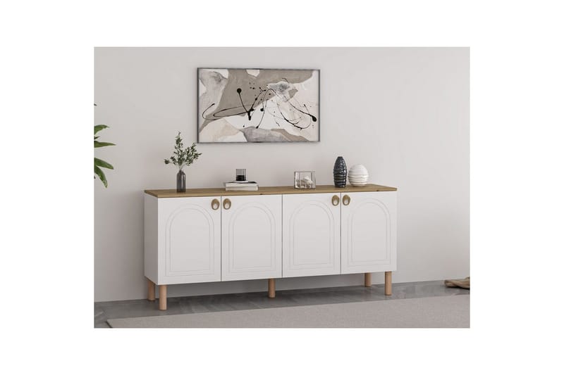 Konsoll Bingdi Hvit - Hvit - Møbler - Bord - Avlastningsbord - Gangbord