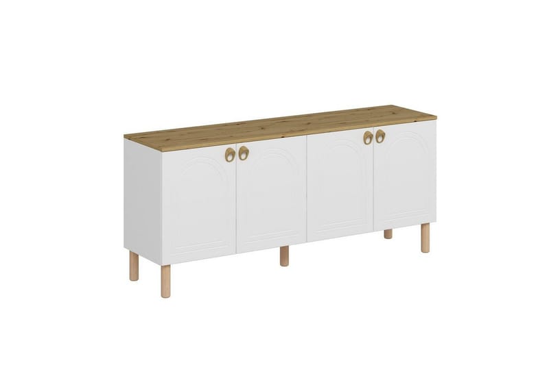 Konsoll Bingdi Hvit - Hvit - Møbler - Bord - Avlastningsbord - Gangbord